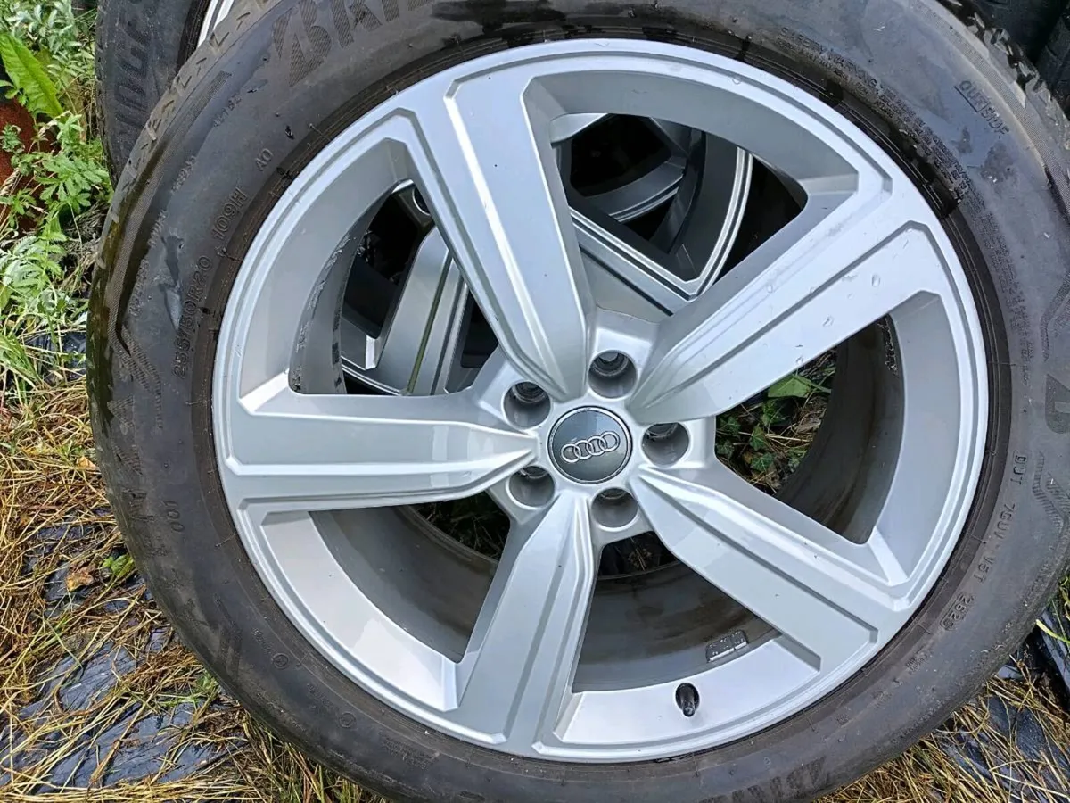 Audi Alloys 20 inch Original- 4 Bridgestone tyres - Image 4