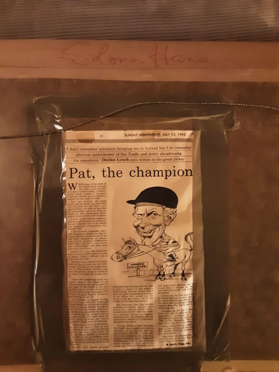 Soloman Hane portrait of Arkle & Pat Taaffe - Image 2