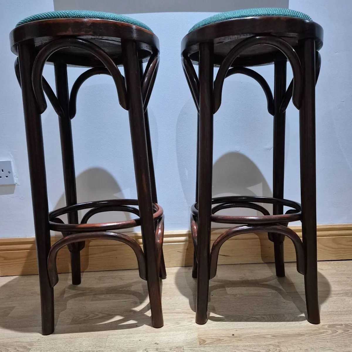 Vintage Bentwood Bar Stools - Image 2