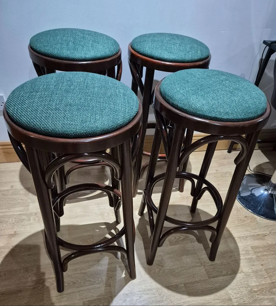 Vintage Bentwood Bar Stools - Image 4