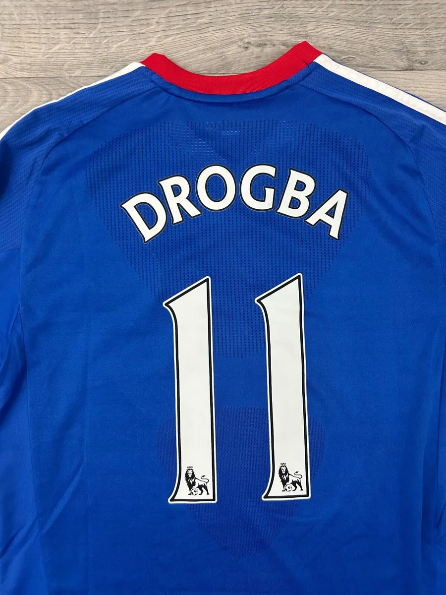 Vintage 2010 Chelsea London Drogba Home Jersey M - Image 2
