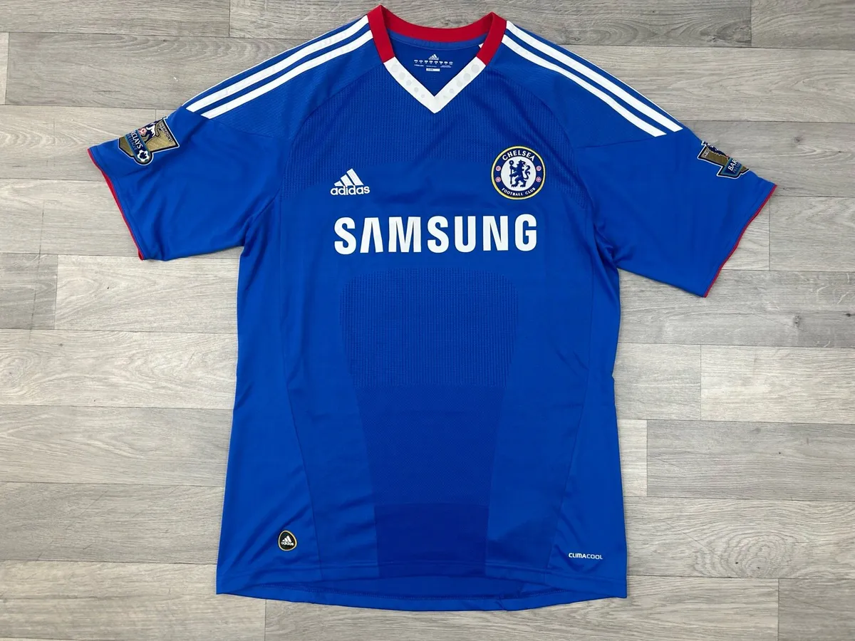 Vintage 2010 Chelsea London Drogba Home Jersey M - Image 4