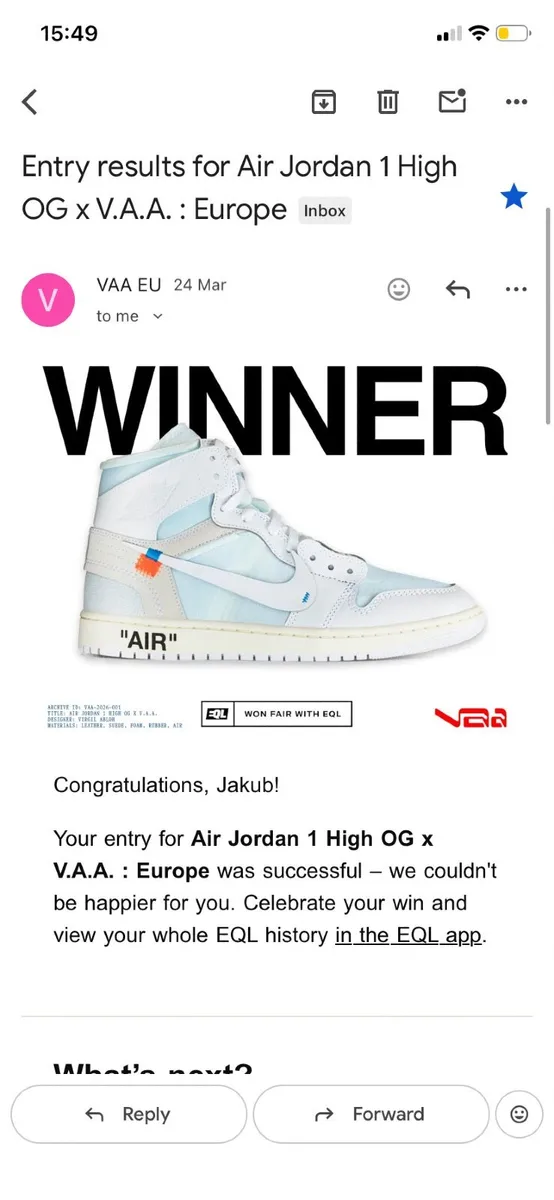 VAA Jordan 1 UK10 - Image 2