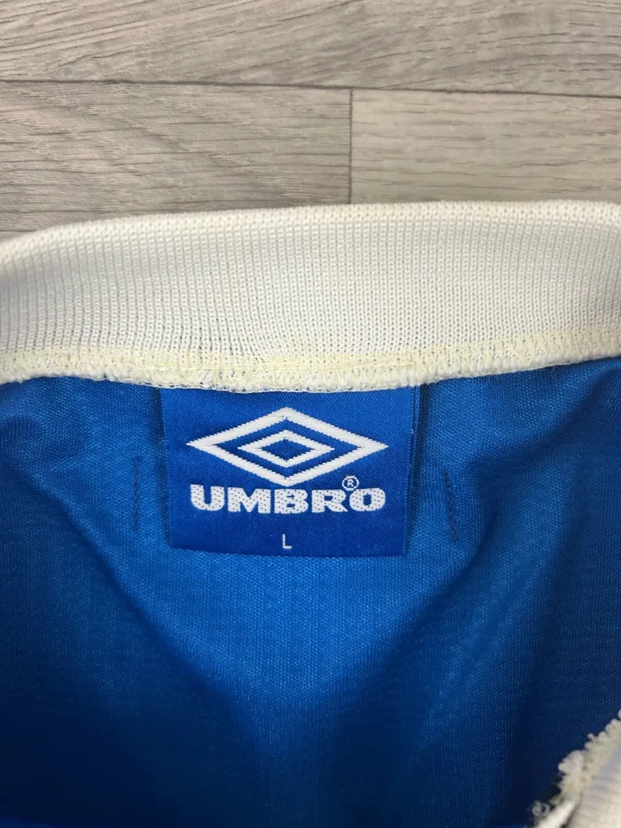 Genuine Vintage 1997 Everton Home Jersey Shirt L - Image 4