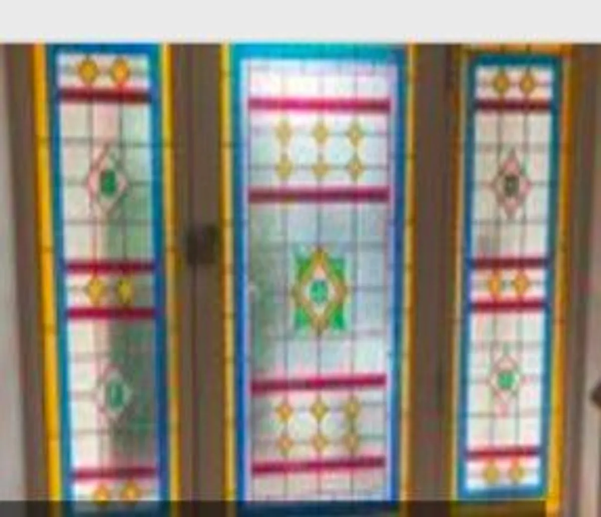 Victorian stained glass front door - Image 1