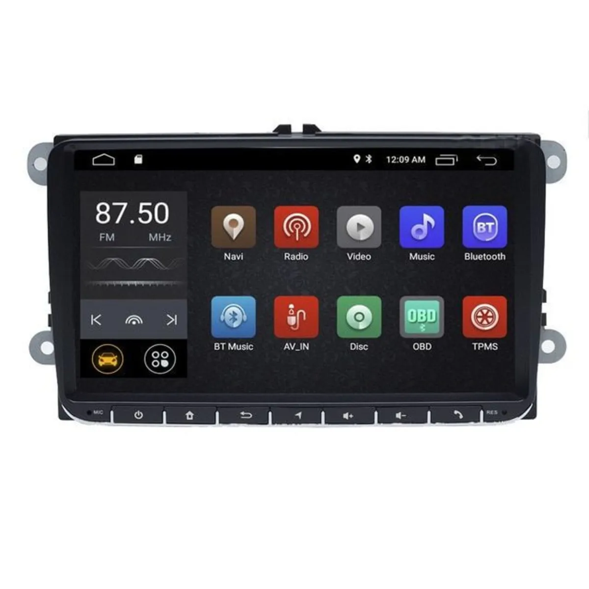 9" VW Android radio for Caddy Golf Passat T5/T6 - Image 2