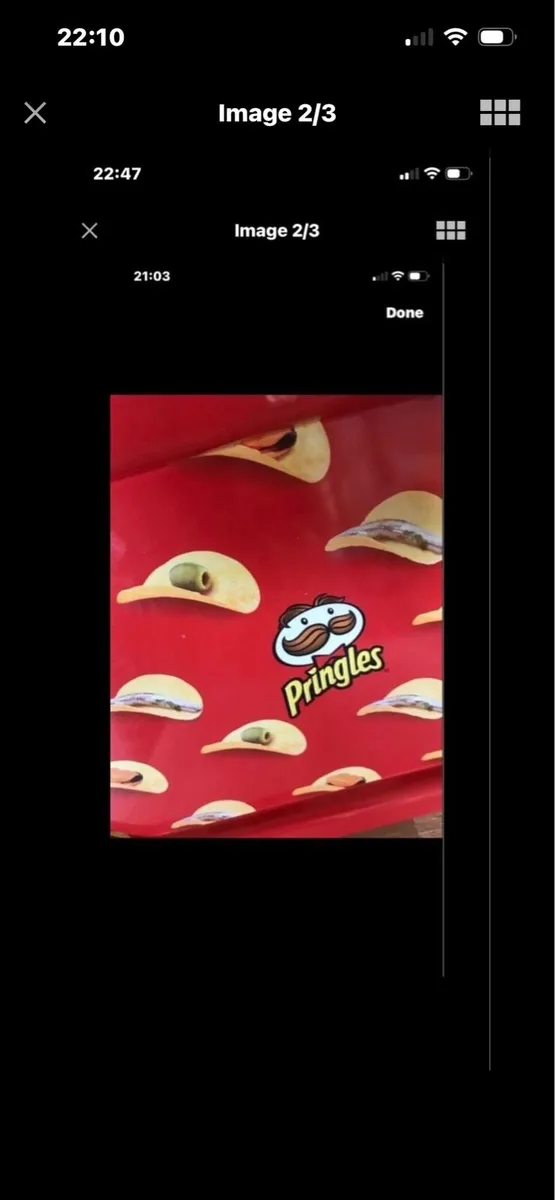 Rare Pringles Metal Tray - Image 2