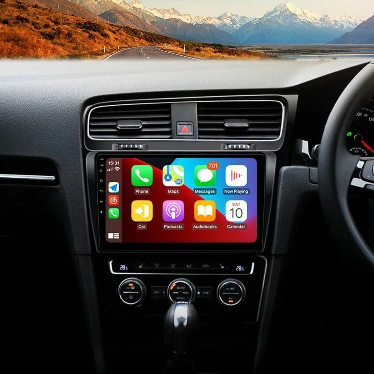 7" Android radio for Volkswagen Golf 2012- - Image 1