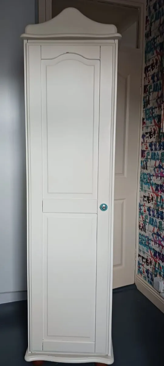 Two wardrobes and dresser mirror - Image 1