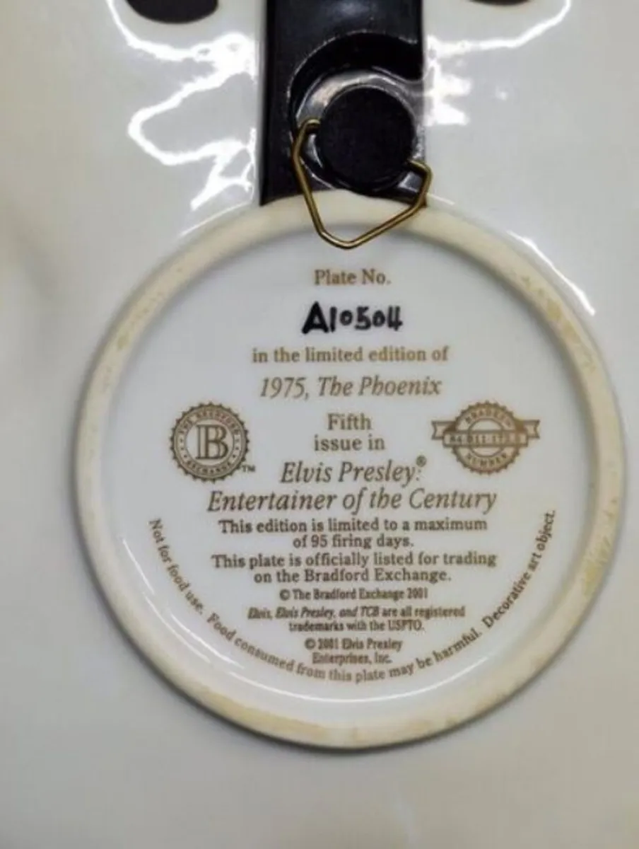 Elvis Presley Guitar Shaped Wall Plate - Image 4