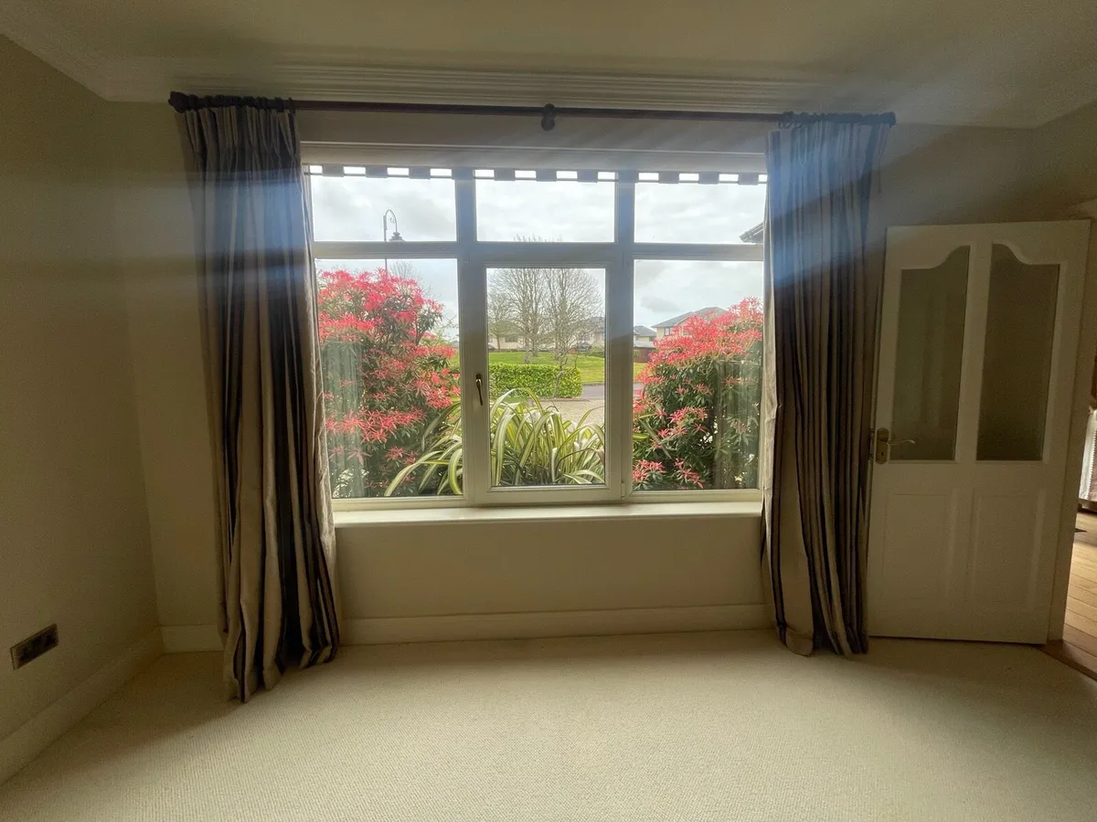 Fully lined Laura Ashley curtains - Image 1