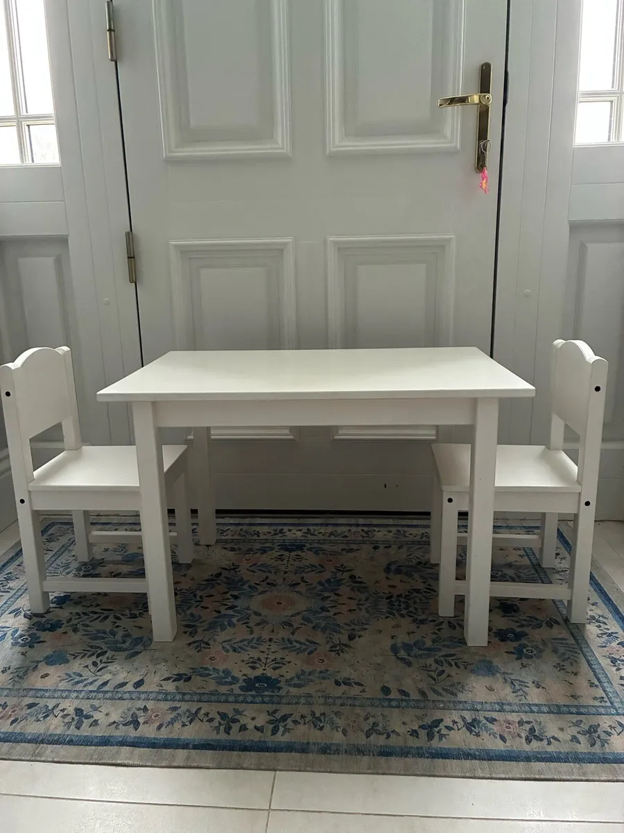 IKEA Sundvik children’s table & chairs - Image 1
