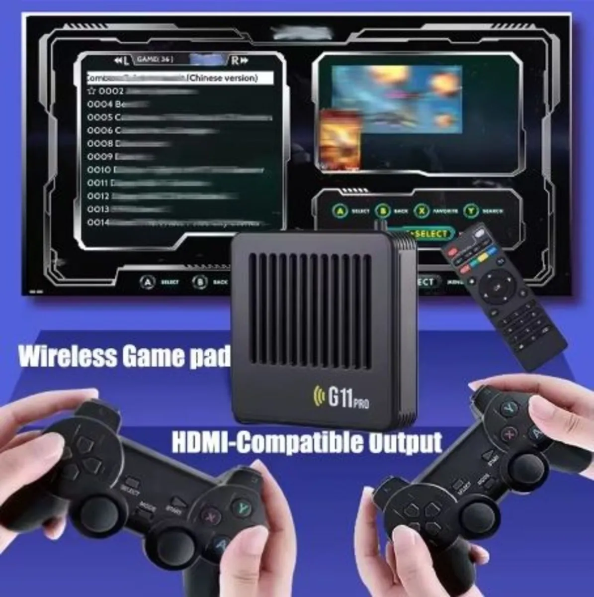 G11 Pro Built-in 30000 Games Super Console 4K - Image 2