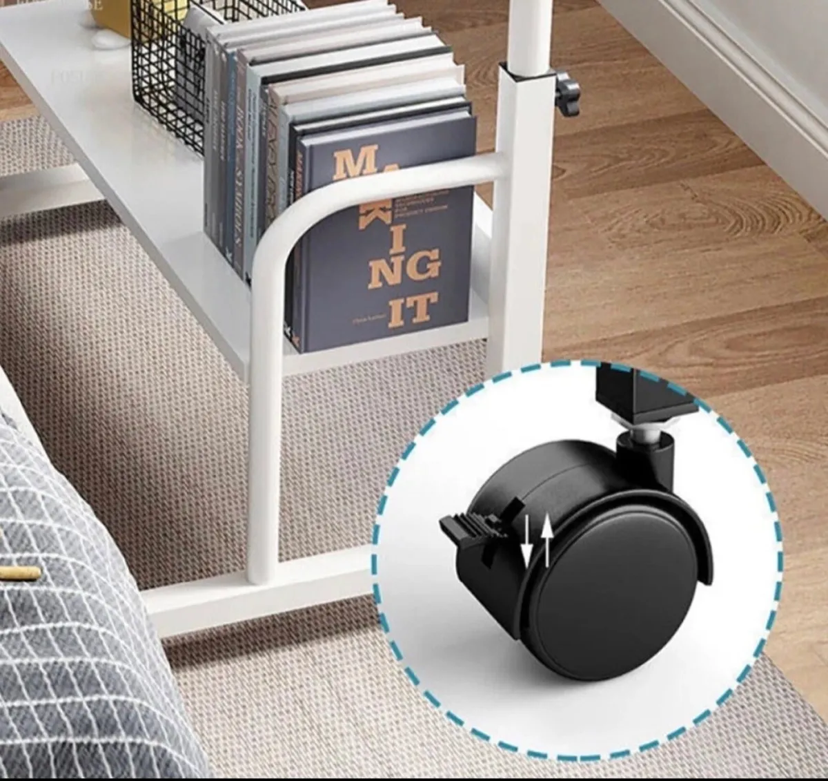 NEW Height Adjustable Laptop Study Desk Over Bed - Image 4