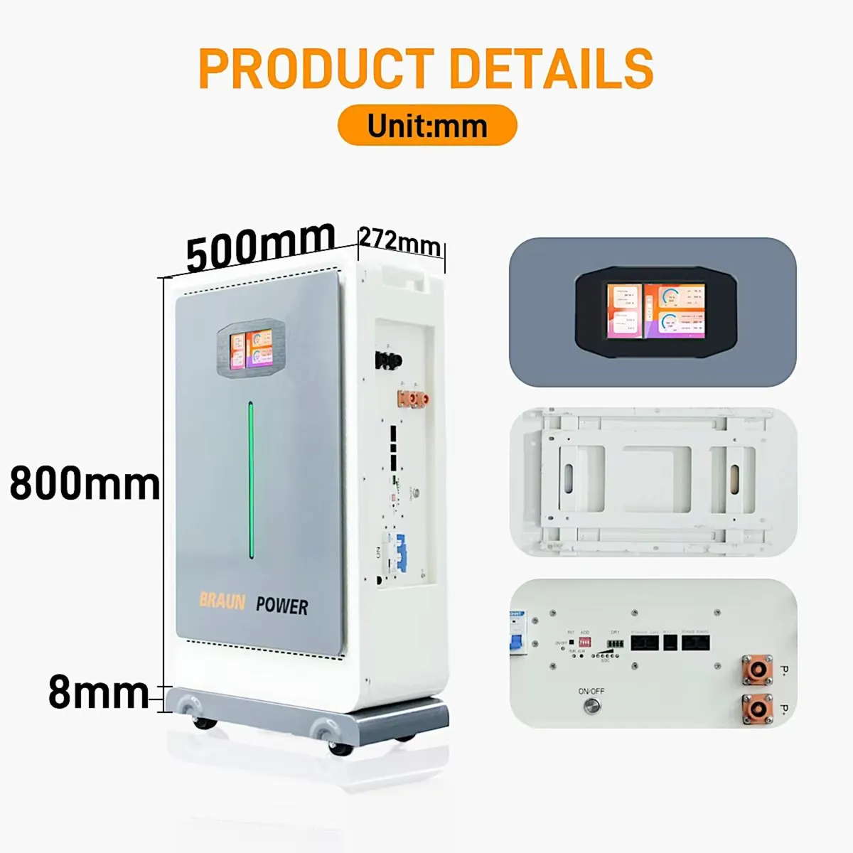 5kw Deye  hybrid inverter + 16kwh Solar battery - Image 2