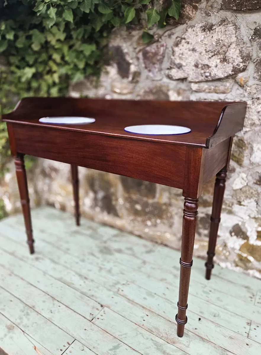 Georgian Mahogany Washstand- Circa 1820 - Image 1