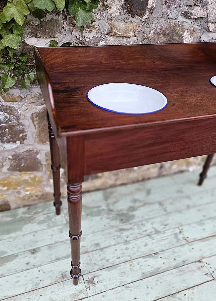 Georgian Mahogany Washstand- Circa 1820 - Image 2