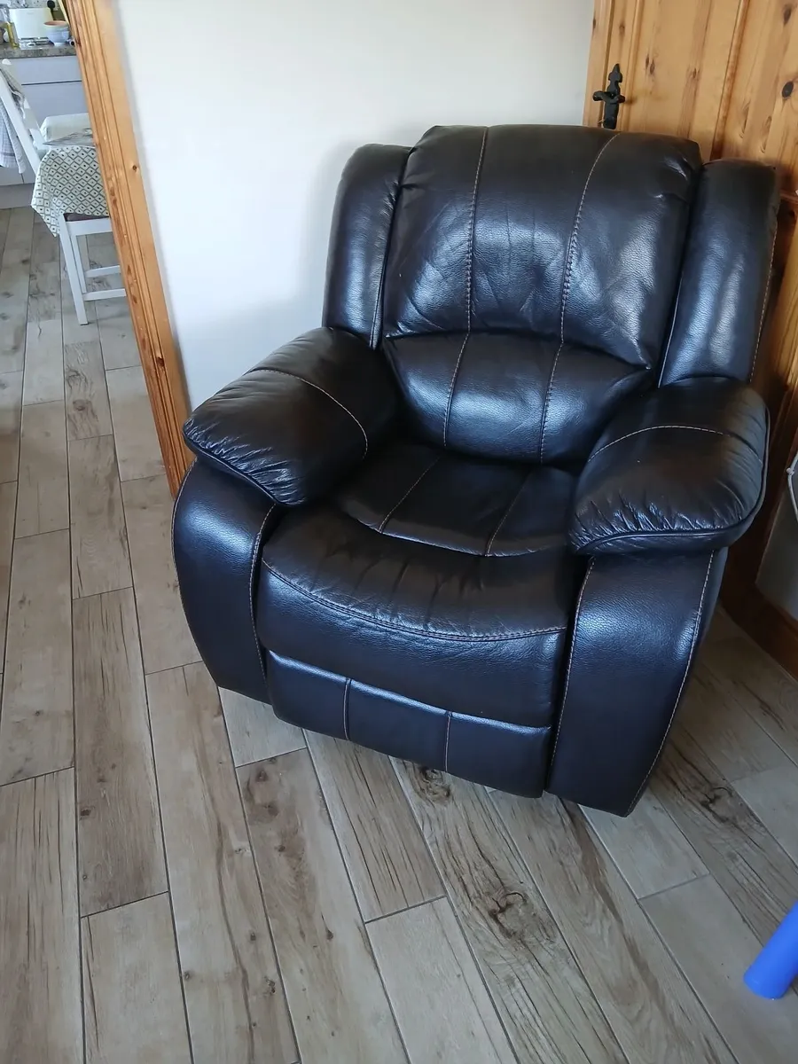3 seater couch and armchair for sale - Image 3