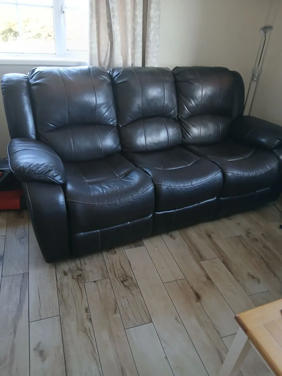3 seater couch and armchair for sale - Image 4
