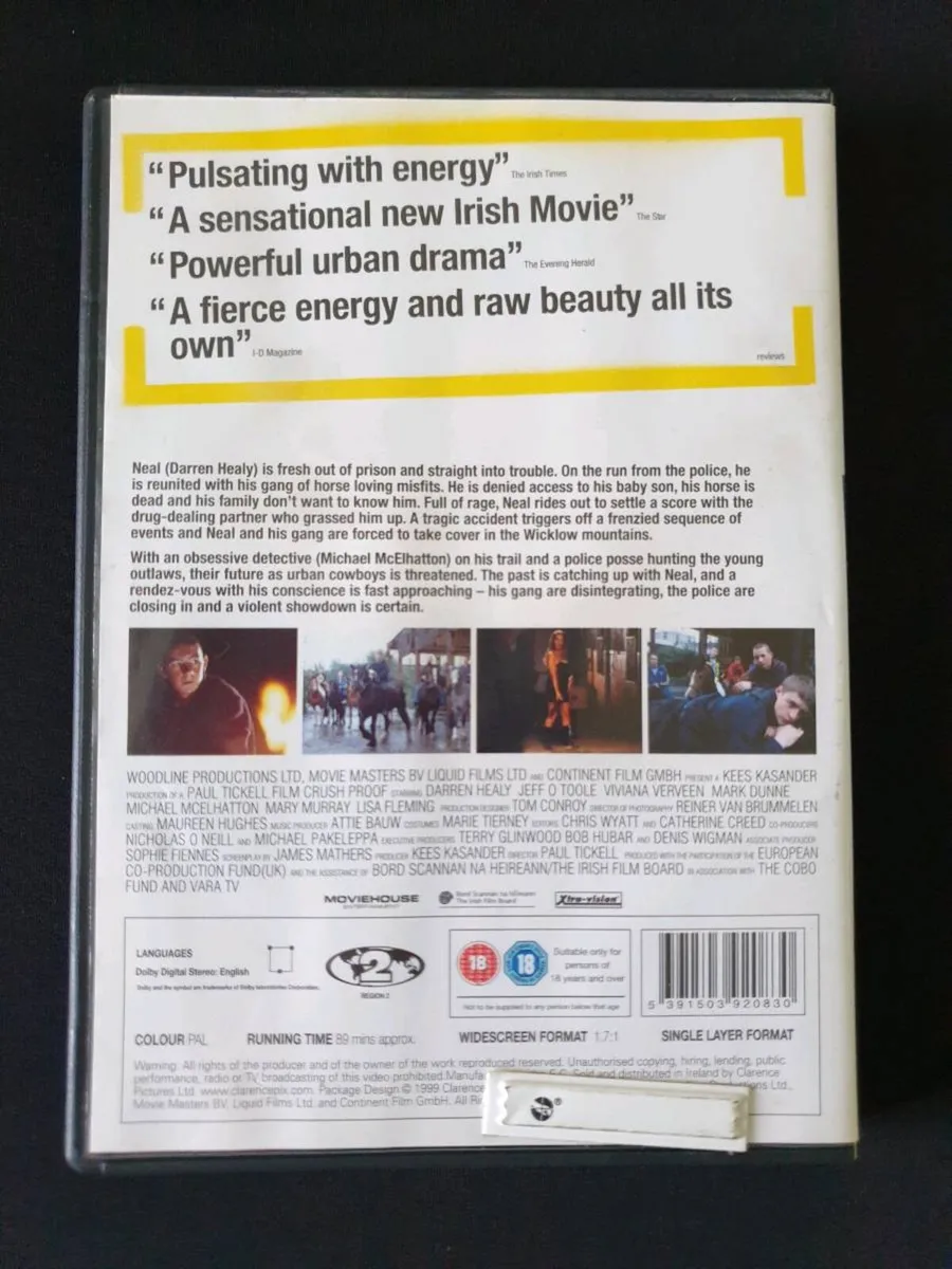 Crushproof DVD Michael McElhatton Darren Healey - Image 2