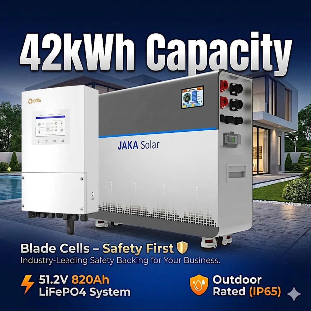 42kwh Solar Outdoor IP65 Battery 10,000 cycles - Image 4