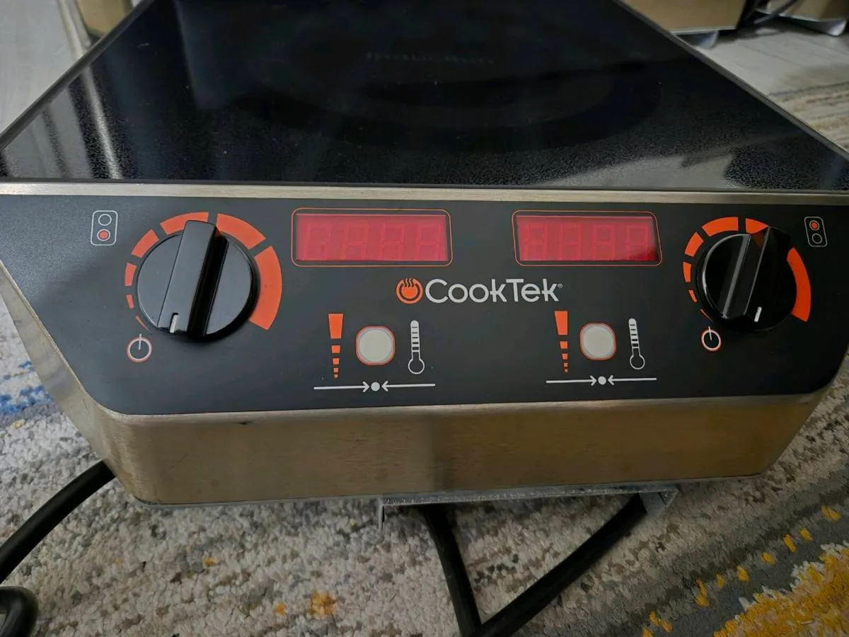 CookTek Helios Double Induction Hob - 5kW Commerci - Image 2