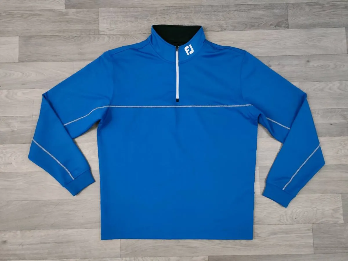 FootJoy FJ Half Zip Golf Jumper Mens Large - Image 1