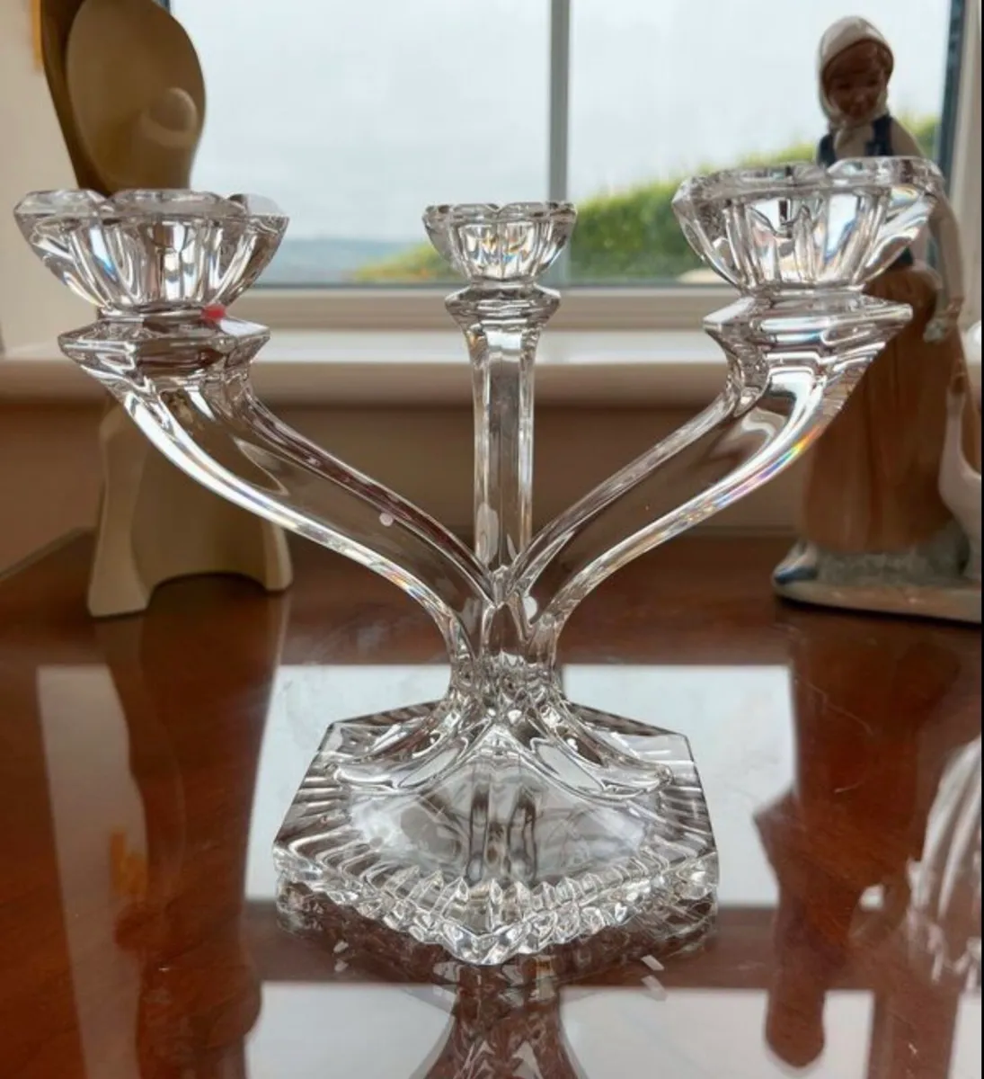 Vintage Galway Crystal Candleabra