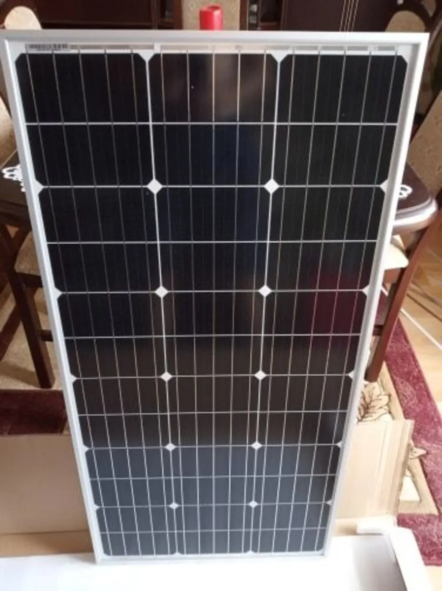 Camper van or boat 100W 12V Solar Panel - Image 1