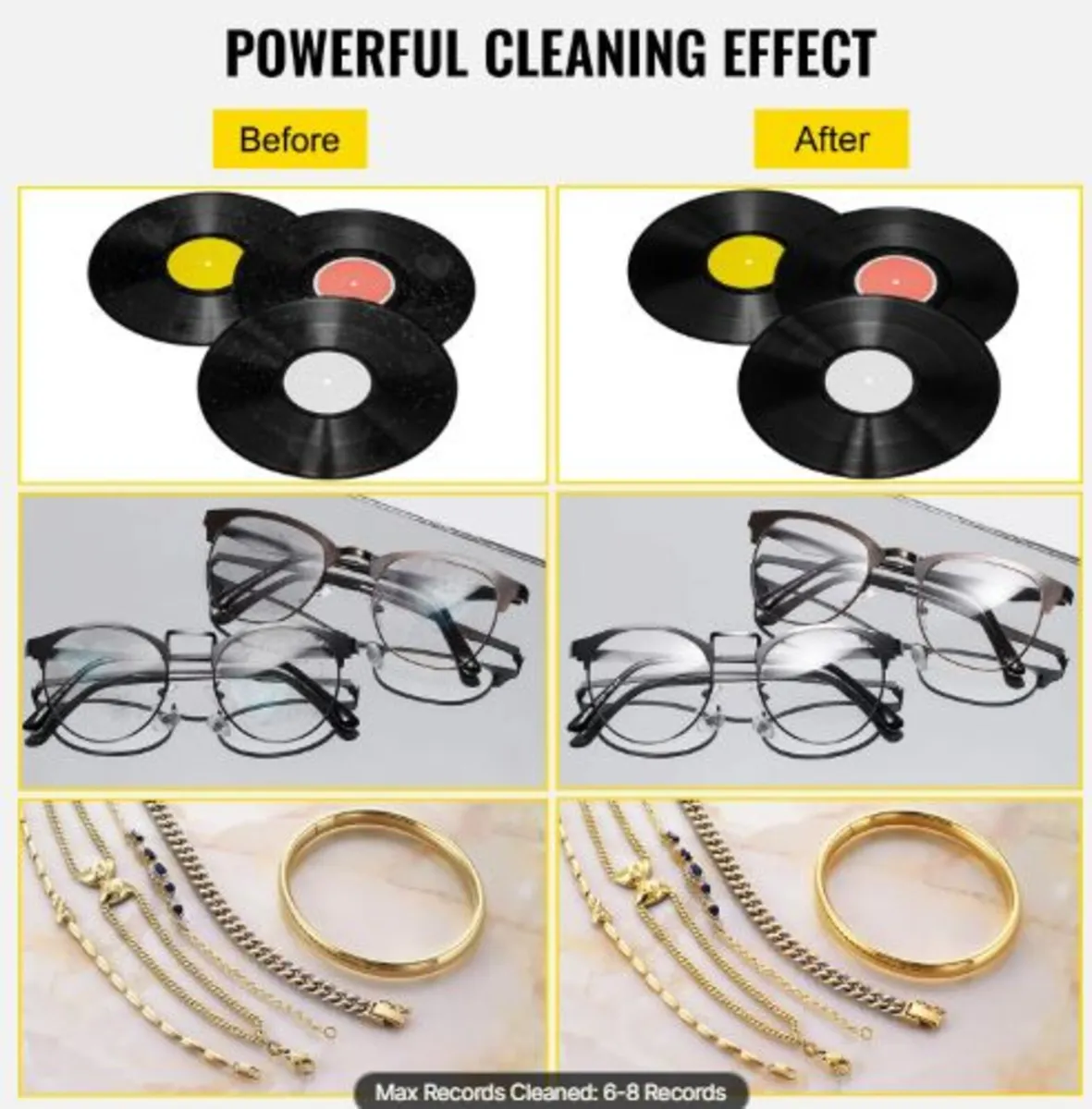 6L Ultrasonic Record Cleaning Machine Complete - Image 4