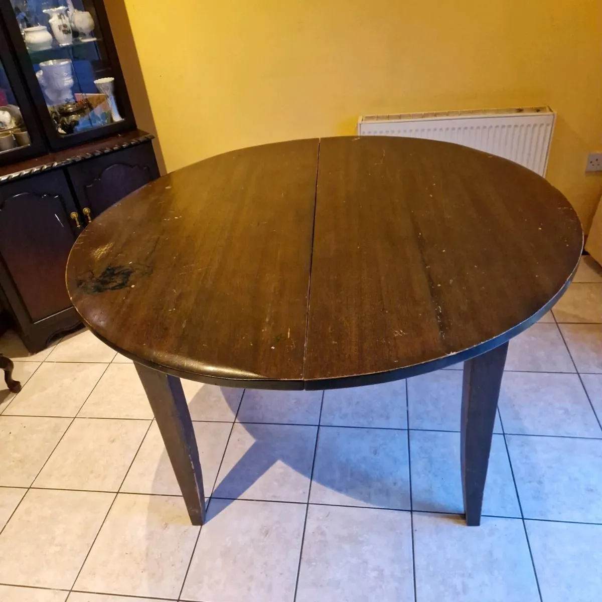 Red oak hardwood table - Image 2