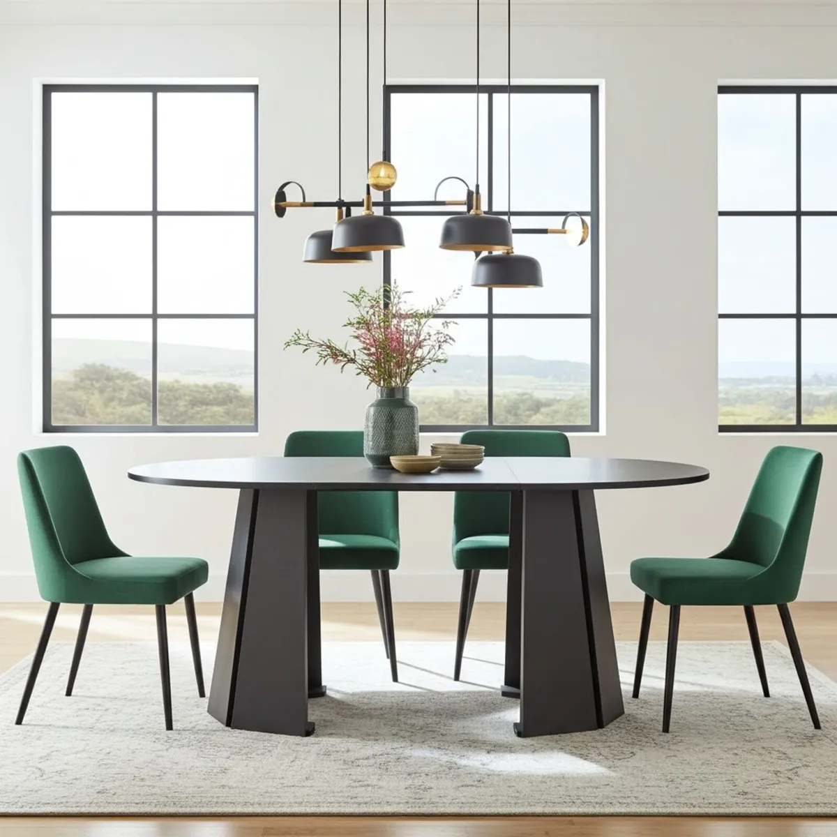 Sterling Extendable Round Dining Table 100 to180cm - Image 3