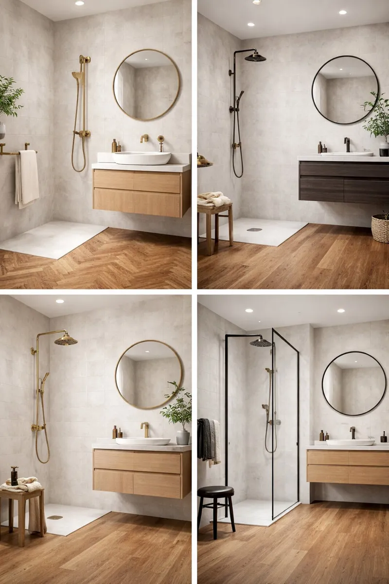 Concrete grey wall tile - Image 1