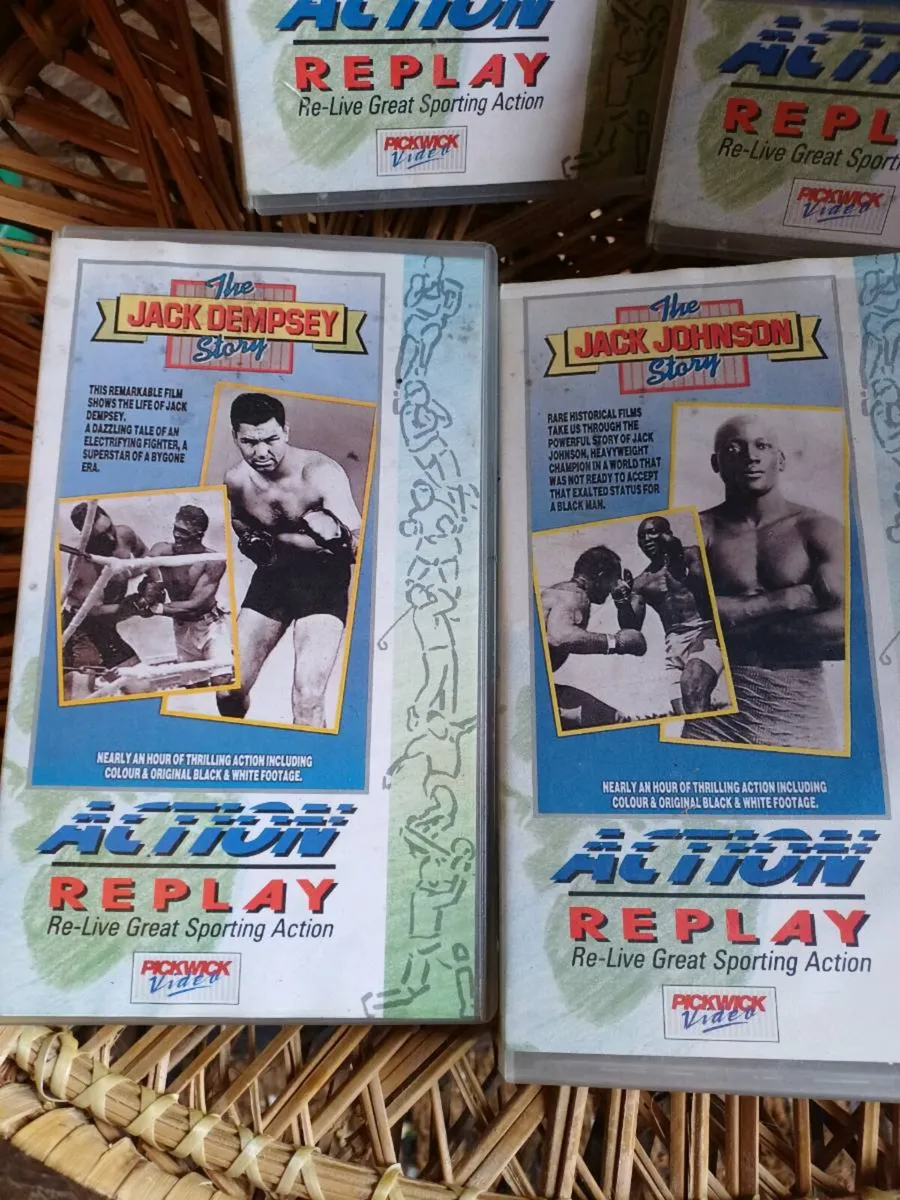 Vintage Boxing VHS Cassettes - Image 2