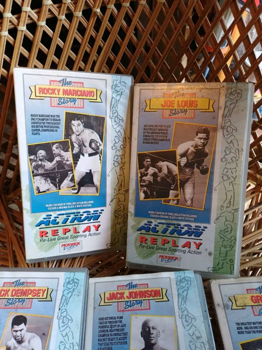 Vintage Boxing VHS Cassettes - Image 4