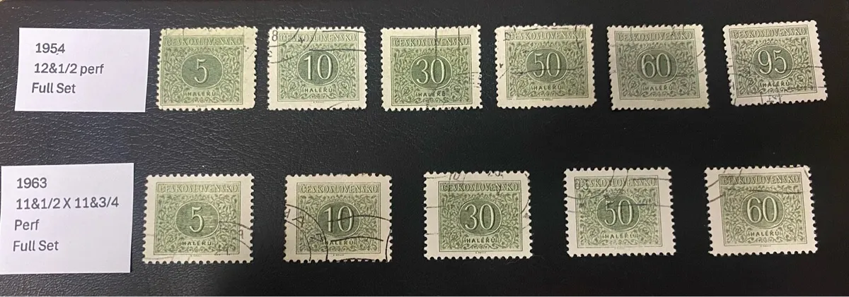 Czechoslovakian postage due & newspaper stamps - Image 2