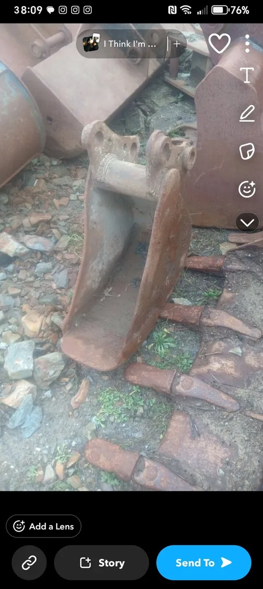 ditching bucket 65 mm pins €650 - Image 2