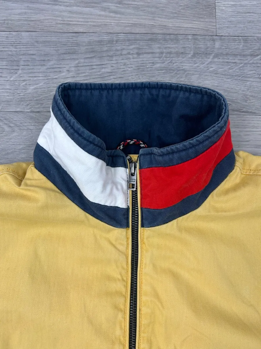 Vintage Tommy Hilfiger Bomber Jacket Mens Medium - Image 4
