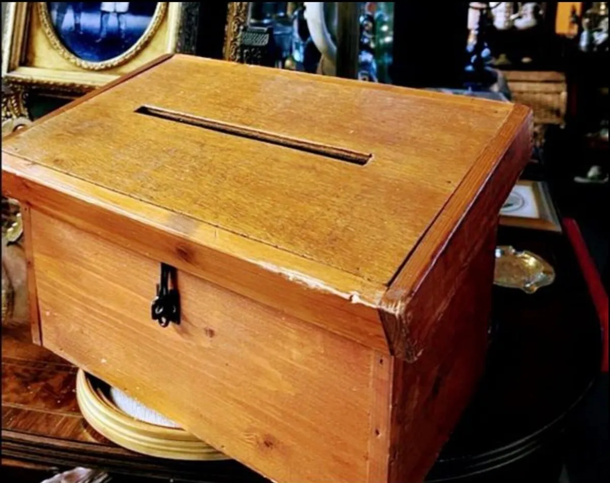 Vintage  Church Collection Box - Image 1