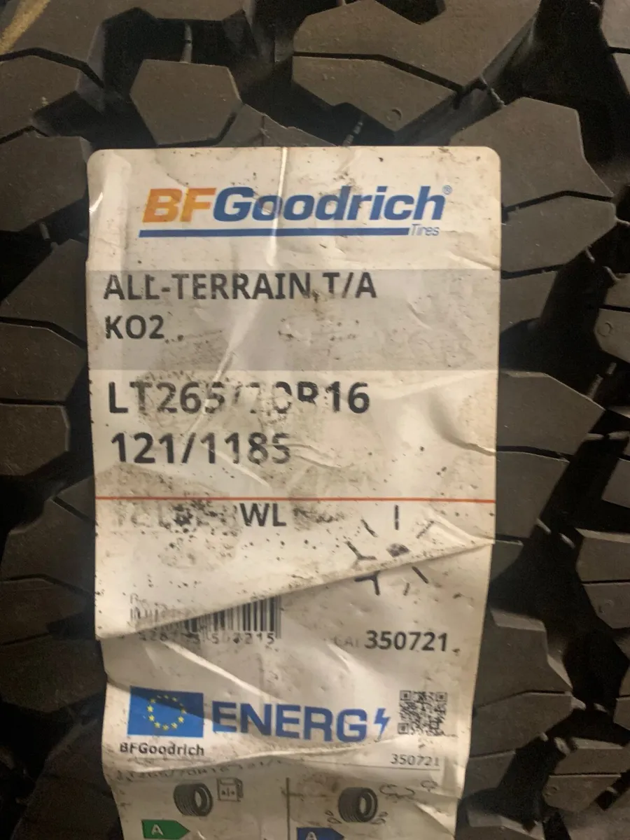 New bf Goodrich 4x 265 70 16 & 4x17s - Image 2