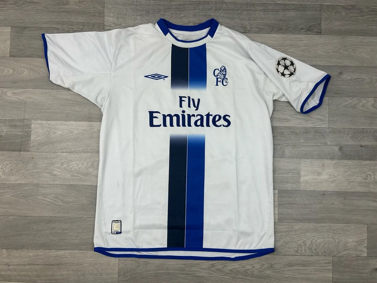 Vintage 2003 Umbro Chelsea London Away Jersey L - Image 1