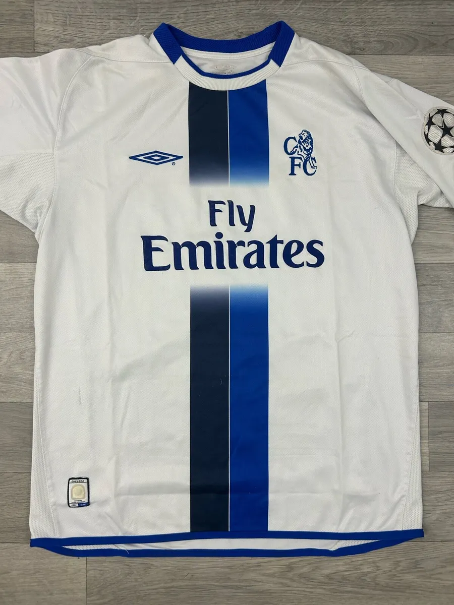 Vintage 2003 Umbro Chelsea London Away Jersey L - Image 2