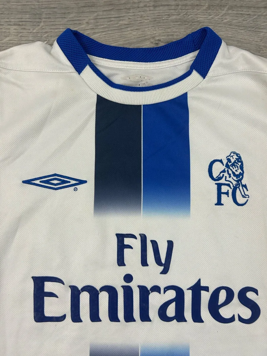 Vintage 2003 Umbro Chelsea London Away Jersey L - Image 4