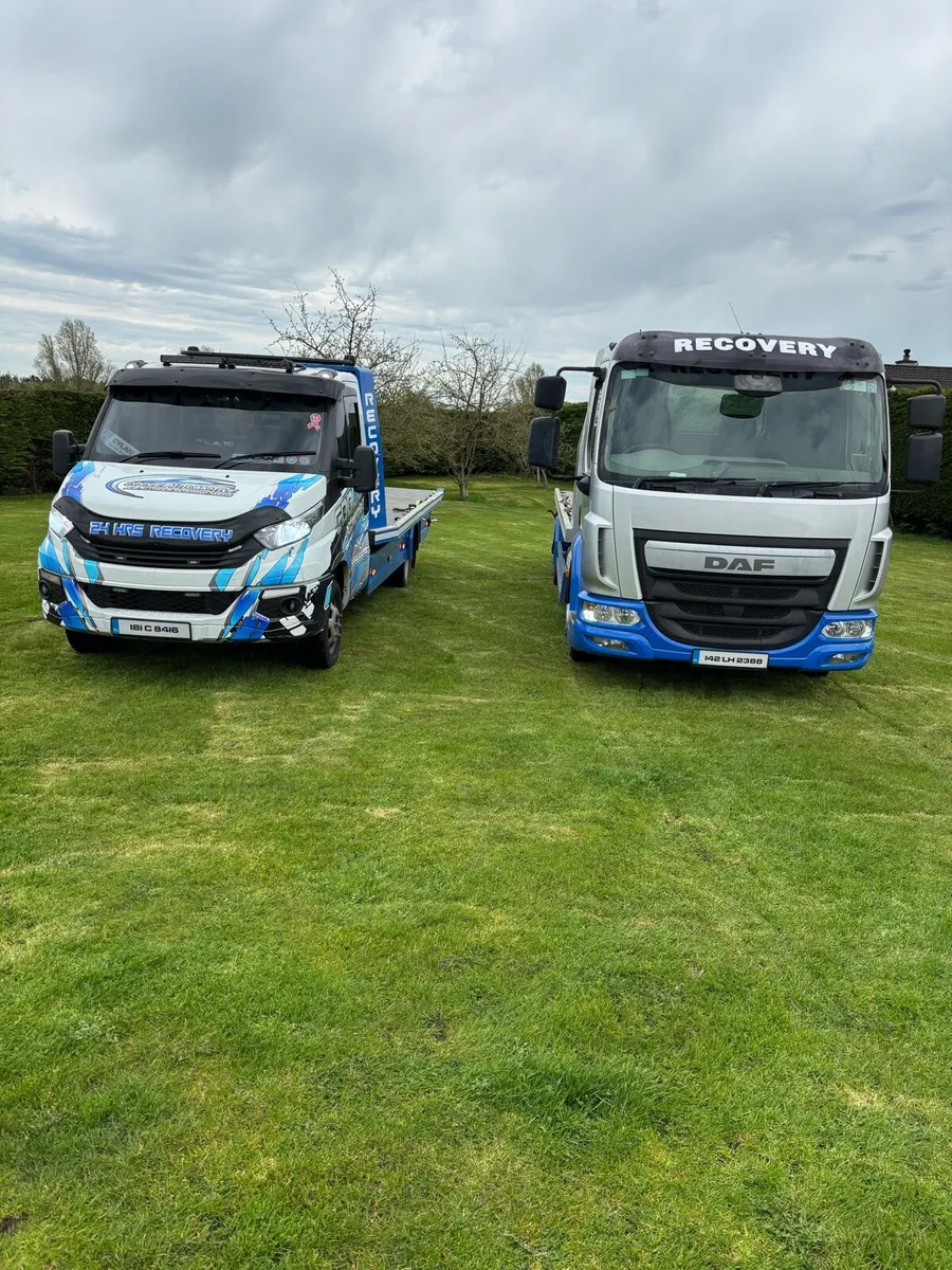 LF DAF Recovery Truck and Iveco Recovery Truck - Image 1