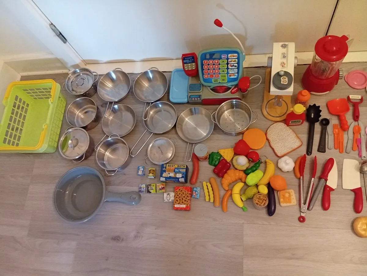 Quality Children's Toy Kitchen Accessories 115pcs - Image 3