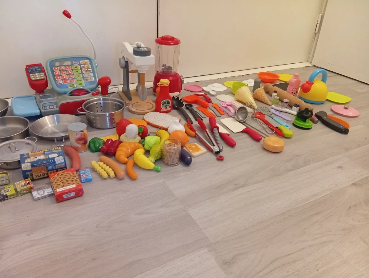 Quality Children's Toy Kitchen Accessories 115pcs - Image 2