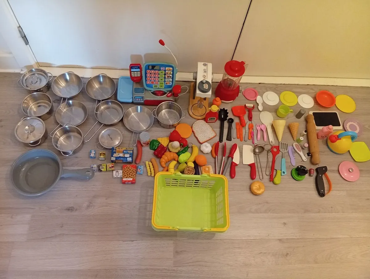 Quality Children's Toy Kitchen Accessories 115pcs - Image 4