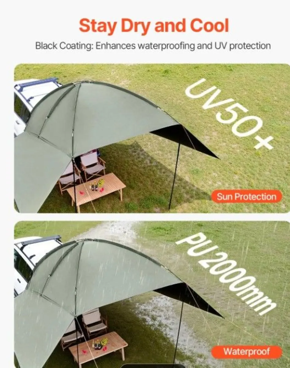 10ft x 7ft Vehicle Side Awning - Image 3