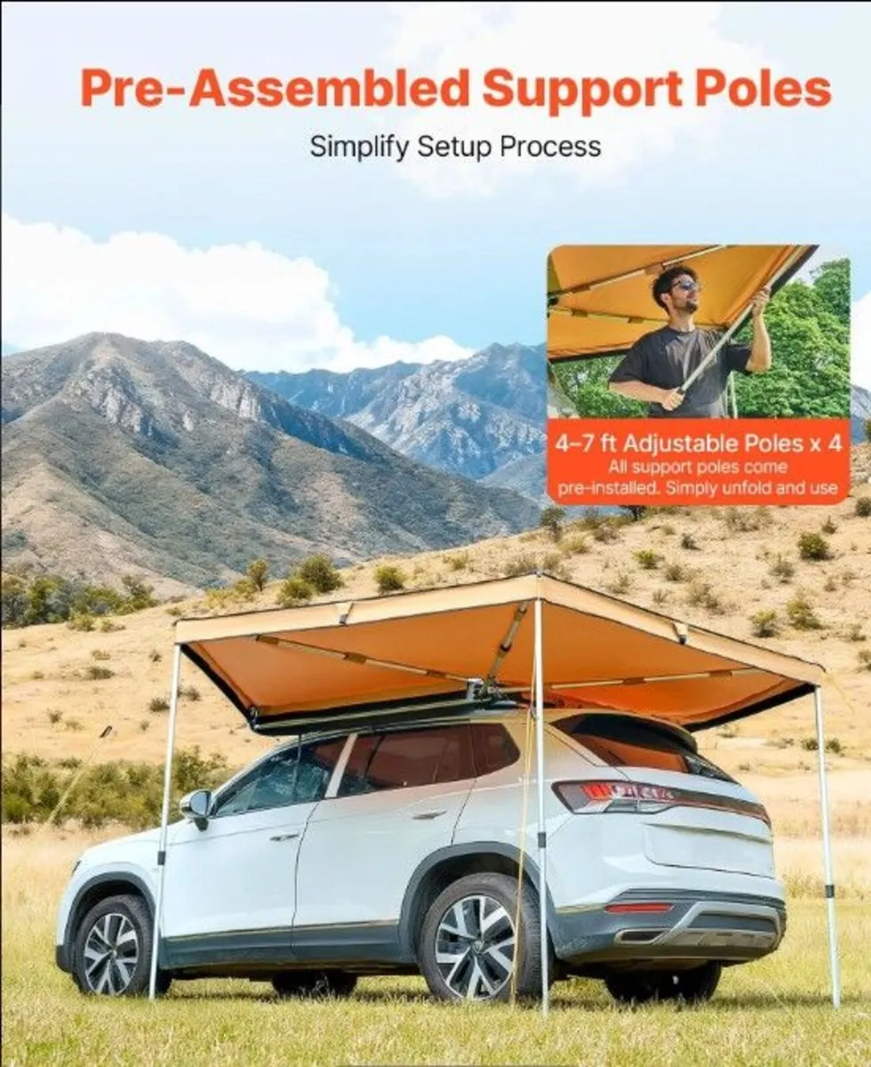 270 deg  Vehicle Awning Wrap-Around Car Side10.5 - Image 2