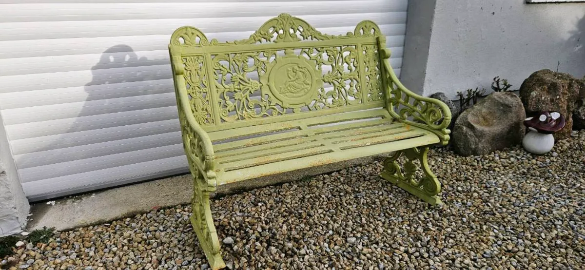 CAST IRON GARDEN BENCHS - Image 1